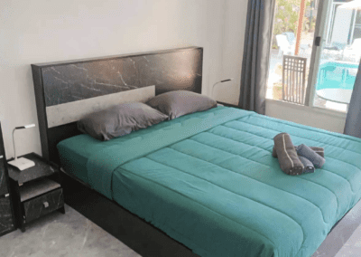 Double bed for muay thai camp